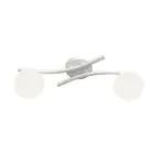Emibig Lampa sufitowa Opus Stal Valkoinen | Nadaje Się Do 2x E14 - Max 10W