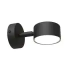 Emibig Światło Ścienne Sora Stal Czarny | Nadaje Się Do 1x GX53 - Max 12W