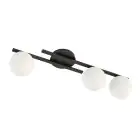 Emibig Lampa sufitowa Kairo Stal Czarny | Nadaje Się Do 3x E14 - Max 10W