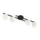 Emibig Lampa sufitowa Kairo Stal Czarny | Nadaje Się Do 4x E14 - Max 10W