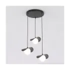 Emibig Lampa Wisząca Ritual Stal Czarny | Nadaje Się Do 3x G9 - Max 8W