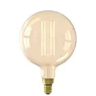 Calex XXL Mega Wysoki lumen Złoty Globe LED E27 G125 Włókno 10.5W 1100lm- 821 Bardzo Ciepła Biel | Ściemnianie