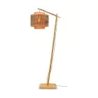 Good&Mojo Lampa podłogowa Bhutan Bambus Czarny S | Nadaje Się Do 1x E27 