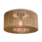 Good&Mojo Lampa sufitowa Iguazu Tekstyl Brązowy S | Nadaje Się Do 1x E27 