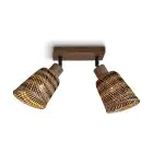 Good&Mojo Lampa sufitowa Java Bambus Brązowy | Nadaje Się Do 2x E27 