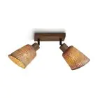 Good&Mojo Lampa sufitowa Java Bambus Brązowy | Nadaje Się Do 2x E27 