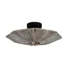 Good&Mojo Lampa sufitowa Panama Rattan Szary | Nadaje Się Do 1x E27 