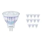 Opakowanie 12x Philips Corepro LED Spot GU4 MR11 2.3W 184lm 36D - 827 Bardzo Ciepła Biel | Zamienne 20W