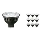 Opakowanie 10x Philips Master LED Spot GU5.3 MR16 6.7W 410lm 10D - 927 Bardzo Ciepła Biel | Najlepsze renderowanie kolorów - Ściemnianie - Zamienne 35W