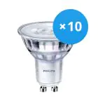 Opakowanie 10x Philips Corepro LED Spot GU10 PAR16 2.7W 230lm 36D - 840 Zimna Biel | Zamienne 25W