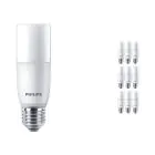 Opakowanie 10x Philips Corepro LED E27 Tubular Stick Matowy 9.5W 1050lm - 840 Zimna Biel | Zamienne 75W