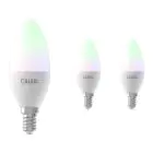 Opakowanie 3x Calex Smart Tuya Wifi E14 świeca 5W 470lm - 822-840 Przestrajalny Valkoinen | RGBW - Ściemnianie - Zamienne 40W
