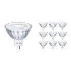 Opakowanie 10x Philips Corepro LED Spot GU5.3 MR16 4.4W 345lm 36D - 827 Bardzo Ciepła Biel | Zamienne 35W