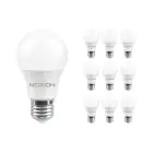 Opakowanie 10x Noxion Lucent Classic LED E27 Gruszka Matowy 4.9W 480lm - 827 Bardzo Ciepła Biel | Zamienne 40W