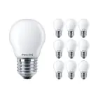 Opakowanie 10x Philips Corepro LED Lustre E27 Piłka Matowy 2.2W 250lm - 827 Bardzo Ciepła Biel | Zamienne 25W