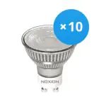 Opakowanie 10x Noxion LED Spot GU10 PAR16 3W 230lm 36D - 827 Bardzo Ciepła Biel | Ściemnianie - Zamienne 35W