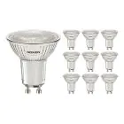 Opakowanie 10x Noxion LED Spot GU10 PAR16 4W 345lm 36D - 830 Ciepła Biel | Ściemnianie - Zamienne 50W