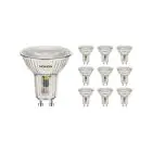 Opakowanie 10x Noxion LED Spot GU10 PAR16 5.5W 560lm 36D - 830 Ciepła Biel | Zamienne 75W
