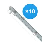 Opakowanie 10x Noxion Oprawy Hermetyczne LED Mieszkaniowy Poseidon V2.0 | Nadaje Się Do 1x150cm Rura LED