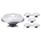 Opakowanie 6x Philips MASTER LED Spot G53 AR111 10.8W 620lm 40D - 930 Ciepła Biel | Najlepsze renderowanie kolorów - Ściemnianie - Zamienne 50W