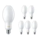 Opakowanie 6x Philips TrueForce Core LED E27 HPL/SON Matowy 18W 3000lm 300D - 840 Zimna Biel | Zamienne 80W