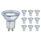 Opakowanie 10x Ledvance Performance LED Spot Reflektor GU10 PAR16 4.3W 350lm 120D - 827 Bardzo Ciepła Biel | Zamienne 32W