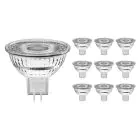 Opakowanie 10x Noxion LED Spot GU5.3 MR16 4.4W 345lm 60D - 827 Bardzo Ciepła Biel | Ściemnianie - Zamienne 35W