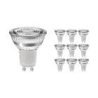 Opakowanie 10x Noxion Lucent LED Spot GU10 PAR16 4.8W 450lm 36D - 840 Zimna Biel | Zamienne 65W