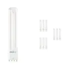 Opakowanie 10x Ledvance Dulux-L LED 8W - 830 Ciepła Biel | 4-Piny - Zamienne 18W