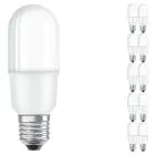 Opakowanie 10x Ledvance LED Classic Stick LED E27 Matowy 8W 806lm - 827 Bardzo Ciepła Biel | Zamienne 60W