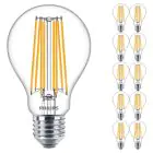 Opakowanie 10x Philips Corepro LED Żarówka E27 Gruszka Przezroczysty 17W 2452lm - 827 Bardzo Ciepła Biel | Zamienne 150W