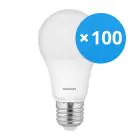 Opakowanie 100x Noxion Pro LED E27 Gruszka Matowy 5.5W 470lm - 827 Bardzo Ciepła Biel | Ściemnianie - Zamienne 40W