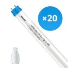 Opakowanie 20x Philips Rura LED T8 CorePro (EM/Mains) High Output 18W 2000lm - 865 Światło dzienne | 120cm - Zamienne 36W
