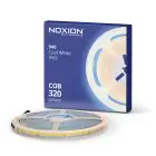 Noxion Taśma LED Naga 5 Metr 24V - 320LEDs/m - COB - 8W/m - 940 Zimna Biel | 8mm - IP65 - Najlepsze Renderowanie Kolorów