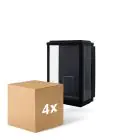 Opakowanie 4x D'Lite Światło Ścienne Arlo Czarny | IP44 - Nadaje Się Do 1x E27