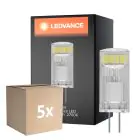 Opakowanie 5x Ledvance Performance LED Capsule Przezroczysty G4 1.5W 200lm - 827 Bardzo Ciepła Biel | Zamienne 20W
