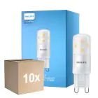 Opakowanie 10x Philips CorePro LED Capsule G9 Matowy 2.7W 300lm - 827 Bardzo Ciepła Biel | Ściemnianie - Zamienne 25W