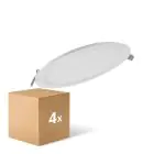 Opakowanie 4x Ledvance LED Downlight Slim Okrągła DN210 18W 1530lm 120D - 830 Ciepła Biel | 225mm