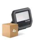Opakowanie 4x Ledvance LED Iluminacja Aluminium Czarny 8W 1100lm 100D - 830 Ciepła Biel | IP66 - Symetryczny