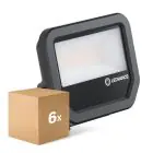Opakowanie 6x Ledvance LED Iluminacja Aluminium Czarny 17W 2200lm 100D - 830 Ciepła Biel | IP66 - Symetryczny