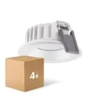 Opakowanie 4x Ledvance LED Spot Air Fix Aluminium Valkoinen 6W 570lm 36D - 940 Zimna Biel | Aukko 68mm - IP65 - Najlepsze renderowanie kolorów - Ściemnianie