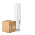 Opakowanie 10x Philips CorePro PL-C LED 9.5W 990lm - 830 Ciepła Biel | 4-Piny - Zamienne 26W