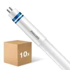 Opakowanie 10x Philips Master LED T5 (HF) High Efficiency 7W 1050lm - 840 Zimna Biel | 55cm - Ściemnianie - Zamienne 14W