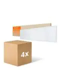Opakowanie 4x Ledvance LED Panel Kompaktowy Aluminium Valkoinen 33W 3630lm - 840 Zimna Biel | 120x30cm - UGR < 19