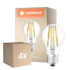 Opakowanie 4x Ledvance Classic LED E27 Gruszka Włókno Przezroczysty 11W 1521lm - 827 Bardzo Ciepła Biel | Ściemnianie - Zamienne 100W