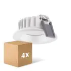 Opakowanie 4x Ledvance LED Spot Air Fix Aluminium Valkoinen 6W 480lm 36D - 927 Bardzo Ciepła Biel | Aukko 68mm - IP65 - Najlepsze renderowanie kolorów - Ściemnianie