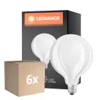 Opakowanie 6x Ledvance Classic LED E27 Globe Włókno Matowy 7.5W 1055lm - 827 Bardzo Ciepła Biel | Ściemnianie - Zamienne 75W