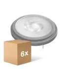Opakowanie 6x Ledvance Superior LED Spot Reflektor G53 AR111 7.4W 450lm 40D - 930 Ciepła Biel | Najlepsze renderowanie kolorów - Ściemnianie - Zamienne 50W