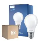 Opakowanie 6x Philips MASTERValue LED E27 Gruszka Matowy 11.2W 1521lm - 940 Zimna Biel | Najlepsze renderowanie kolorów - Ściemnianie - Zamienne 100W