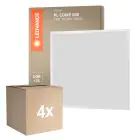 Opakowanie 4x Ledvance LED Panel Kompaktowy Aluminium Valkoinen 33W 3630lm - 830 Ciepła Biel | 60x60cm